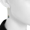 Paire de pendants d'oreilles mobile Pomellato Veleno en or jaune et topazes - Detail D1 thumbnail