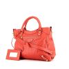 Balenciaga Velo handbag in coral leather - 00pp thumbnail