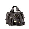 Chloé small model shoulder bag in black leather - 00pp thumbnail