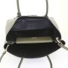 Prada Double handbag in khaki leather saffiano - Detail D3 thumbnail