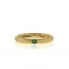 Pomellato Lucciole ring in yellow gold and emerald - 360 thumbnail
