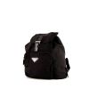 Prada backpack in black canvas and black leather - 00pp thumbnail