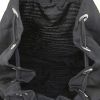 Mochila Prada en lona negra y cuero negro - Detail D2 thumbnail