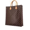 Louis Vuitton Louis Vuitton Sac Plat shopping bag in brown monogram canvas and natural leather - 00pp thumbnail
