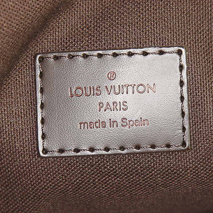 Borsa Louis Vuitton Beaubourg in tela a scacchi marrone - Detail D3