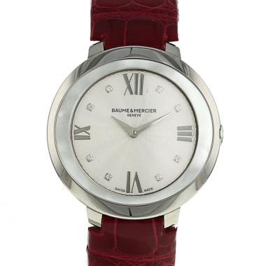 Reloj Baume 
Mercier Promesse de acero Ref : 10262 Circa 2016