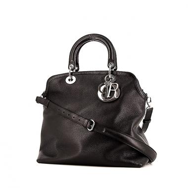 Bolso de mano Dior Dior Granville en cuero negro