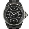 Chanel J12 watch in black ceramic Circa  2011 - 00pp thumbnail