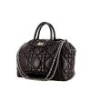 Bolso de mano Dior modelo grande en cuero negro - 00pp thumbnail