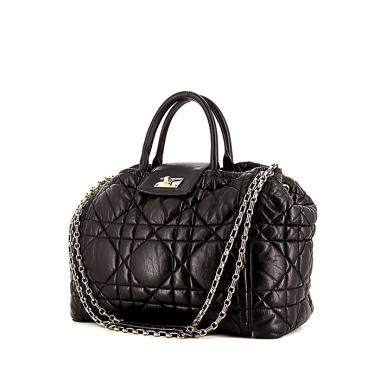 Dior Milly La Forêt large model handbag in black leather