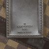 Bolsa de viaje Louis Vuitton Grimaud en lona a cuadros marrón y cuero marrón - Detail D4 thumbnail