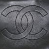Sac à main Chanel Timeless en cuir bicolore noir et beige - Detail D5 thumbnail