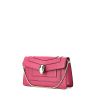 Bulgari Serpenti small model pouch in raspberry pink leather - 00pp thumbnail