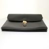 Porte-documents Hermès Sac à dépêches en cuir box noir - Detail D4 thumbnail
