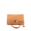 Hermes Kelly 35 cm handbag in gold epsom leather - 360 Front thumbnail