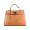 Hermes Kelly 35 cm handbag in gold epsom leather - 360 thumbnail