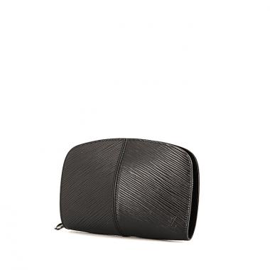 Louis Vuitton Louis Vuitton Pochette Demi Lune Black Epi Leather Hand