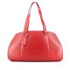 Bolsa de viaje Louis Vuitton Solférino en cuero Epi rojo - 360 thumbnail