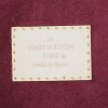 Borsa Louis Vuitton Pallas in tela monogram marrone e pelle viola - Detail D4 thumbnail