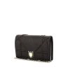 Bolso bandolera Dior Diorama Wallet on Chain  en cuero negro - 00pp thumbnail