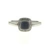 Fred Pain de Sucre small model ring in white gold,  diamonds and chalcedony - 360 thumbnail