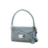 Prada handbag in blue leather - 00pp thumbnail