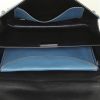 Bolso de mano Prada en cuero azul - Detail D3 thumbnail