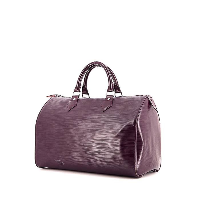 Louis Vuitton, Bags, Louis Vuitton Speedy 35 Epi Leather Purple