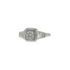 Vintage 1920's ring in white gold and diamonds - 00pp thumbnail