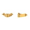 Vintage 1990's pair of cufflinks in yellow gold - 00pp thumbnail
