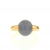 Pomellato Luna ring in yellow gold and chalcedony - 360 thumbnail