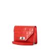 Givenchy Shark Petit Modèle shoulder bag in red leather - 00pp thumbnail