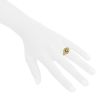 De Beers Talisman ring in yellow gold,  diamonds and rough diamond - Detail D1 thumbnail