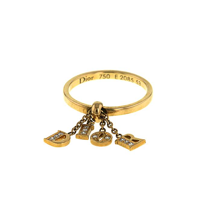 dior dangle ring