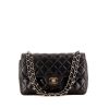 Chanel Timeless handbag in navy blue quilted leather - 360 thumbnail