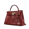 Hermès Kelly, 1993, handbag in burgundy box leather - 00pp thumbnail