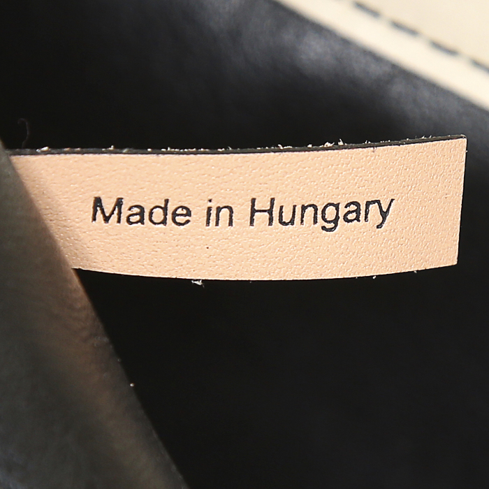 Bolso Cabás Chloé en cuero marrón y negro - Detail D3