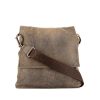 Dior Vintage shoulder bag in brown leather - 360 thumbnail