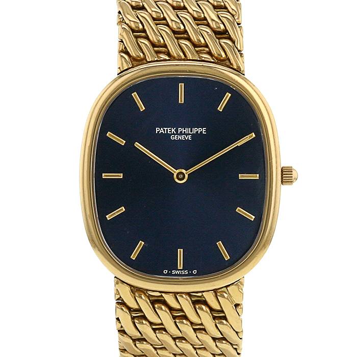 Patek Philippe Golden Ellipse Wrist Watch 341686 Collector Square