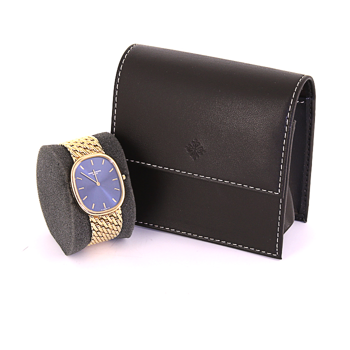 Patek Philippe Golden Ellipse watch in yellow gold Ref:  3738 - Detail D2