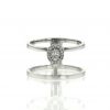 Messika Glam'Azone ring in white gold and diamonds - 360 thumbnail