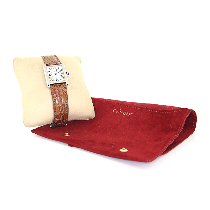 Orologio Cartier Tank Solo in acciaio