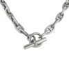 Hermes Chaine d'Ancre medium model necklace in silver - 00pp thumbnail