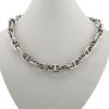 Hermes Chaine d'Ancre medium model necklace in silver - 360 thumbnail
