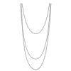 Flexible Poiray necklace in white gold - 00pp thumbnail