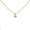 Vintage necklace in yellow gold and diamond of 0,15 carat - 00pp thumbnail