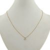 Vintage necklace in yellow gold and diamond of 0,15 carat - 360 thumbnail