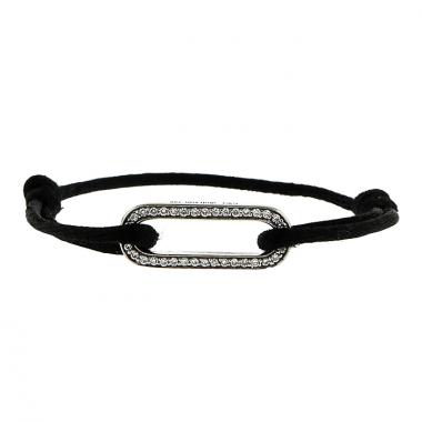 Bracciale Dinh Van Maillons in oro bianco e diamanti