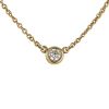 Tiffany & Co Diamonds By The Yard necklace in yellow gold and in diamond - 00pp thumbnail