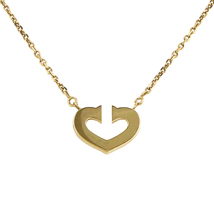 Cartier Coeur C de Cartier Heart Pendant Necklace